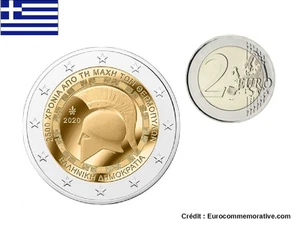 2€ Euros Commémorative Grèce 2020 Bataille thermopyles - Picture 1 of 1