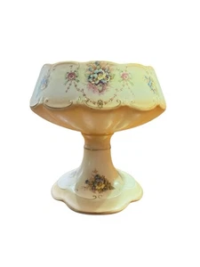 Seltene antike georgianische Krone Devon S Fielding England Sockel Obstschale 6 Zoll - Bild 1 von 13