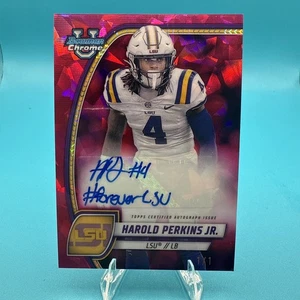 2024 Bowman Sapphire Harold Perkins 1/1 Auto   **read Description** - Picture 1 of 6