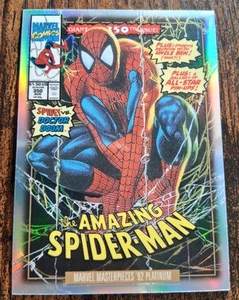 2024 Marvel Masterpieces 92 Platinum Variant Cover Rainbow SPIDER-MAN Nm Mt MCU - Picture 1 of 6