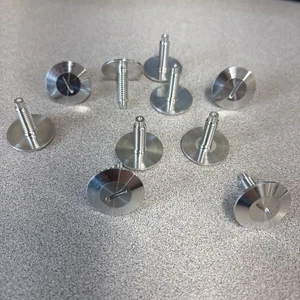 Body Bolt- MILL Aluminum Plunge Slotted Head- 1/4"-20 x 3/4"- Lot of 10 - Picture 1 of 2