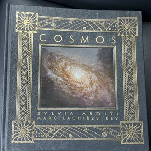 Cosmos Sylvia Arditi Marc Lachieze-Rey Leather Bound Hardcover HC Cosmic Books - Foto 1 di 1