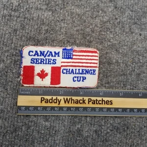 Vintage Can Am Series Challenge Cup Patch Canada America Car Auto 70s 80s AC1 - Picture 1 of 2
