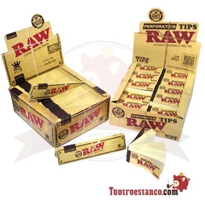 Cartine RAW King Size di 110 mm + Filtri cartone RAW Larghezza - Foto 1 di 5