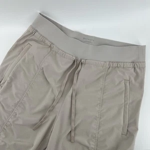 ATHLETA Attitude Mid Rise Jogger Khaki Beige Women's Size 10 - Picture 1 of 7
