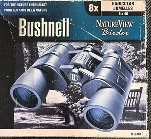 Bushnell Natureview 8x40 Binoculars With Case And Lens Caps Box Stress but New - Picture 1 of 4