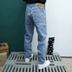 Levi’s 501 Vintage Orange Tab Blue Jeans Made In U.K. Size W38 L32 - Picture 1 of 7