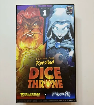 Dice Throne Season 1 Rerolled - Box Battle 1 Barbarian Vs Moon Elf NEW - Image 1 of 2