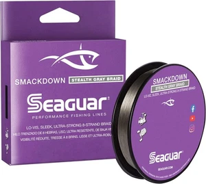 Seaguar Smackdown Low Visibility Geflochtene Angelschnur, 50lb/300yds, grau  - Bild 1 von 6