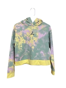 Jordan Niñas Batik Tie-dye Jump Hombre Sudadera con Capucha Grande Niñas Grado 12-13 Años Nuevo con Etiquetas - Imagen 1 de 9