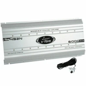 AMPLIFICATORE LANZAR VIBE 452N 6000 WATT 4 CANALI X SUB SPL CONTROLLO REMOTO SUB - Foto 1 di 11