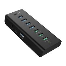 AUKEY USB Hub with 3 Charging Ports and 4 USB 3.0 Data Ports