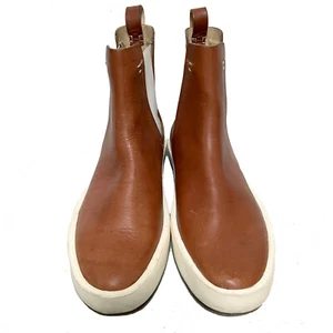 Botas Chelsea FEIT de cuero tostado/marfil para hombre $600 - 8 EE. UU. - Imagen 1 de 11