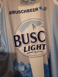 Kevin Harvick Busch Light Beer Nascar Crew Shirt Ford Haas 2023 - Picture 1 of 3