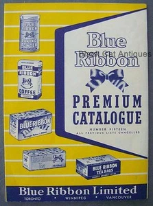 Original Vintage Blue Ribbon Tea Company Premium Rewards Catalog Number 15 - Picture 1 of 1