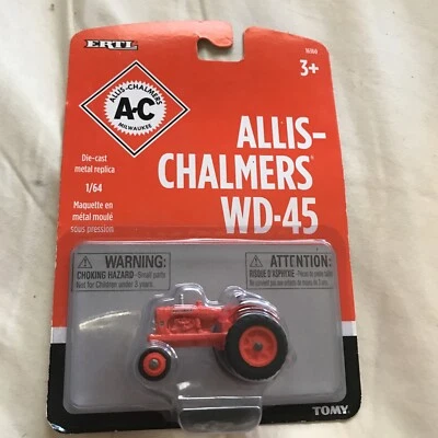 1/64 ERTL ALLIS CHALMERS WD-45 NARROW FRONT Agco TRACTOR FREE SHIP! - Image 1 of 4