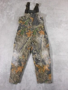 RedHead Camo Bib Overalls Youth Large Quilted Zip Leg Regular Fit Green Hunting - Picture 1 of 16