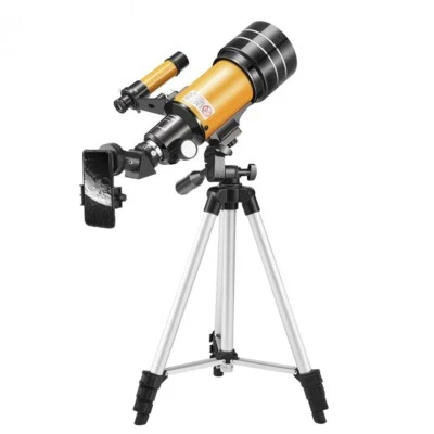 150X Astronomical Telescope F30070 Moon-watching Telescope with Phone Clip 70mm - Image 1 of 4