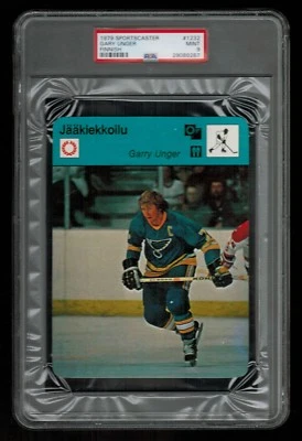 Tarjeta de hockey PSA 9 GARRY UNGER Sportscaster #52-1232 finlandesa Foto 1 de 2