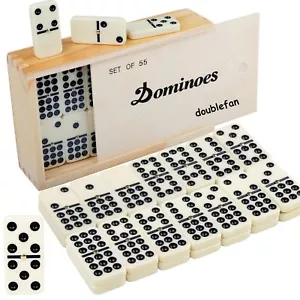Dominoes Set for Adults, Classical Board Games Double 9 Dominos Game - Picture 1 of 5