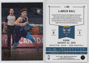 2020-21 Panini Chronicles Panini Bronze Lamelo Ball #102 Rookie RC