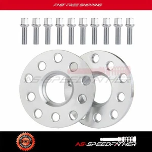2X 10mm 5x100&5x112 Wheel Spacers 14x1.5 For 2000-2015 Audi TT Quattro - Picture 1 of 7