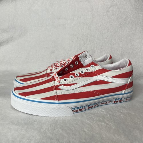 Sneakers VANS NUOVE Where's Waldo Oldol Skools Canva Rossowkt3uv VN0A Uom