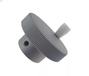 Volante de mano de aluminio sólido HQ 30 mm para motor paso a paso CNC - Eje: 6 mm - Imagen 1 de 2
