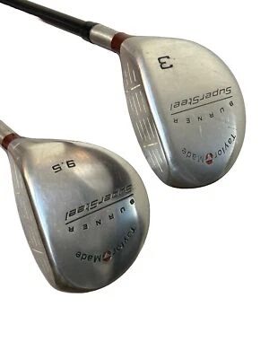 Juego de dos palos de golf Taylor Made Burner Super Steel 9,5* Driver y 3 de madera derecha Foto 1 de 4