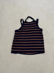 Art Class Girls STRIPEDleeveLESS Top Size XL 14/16 - Picture 1 of 3