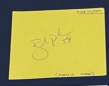 1990s & 2000s Debut Signed Index 3x5 Autograph Cut (you pick from list)