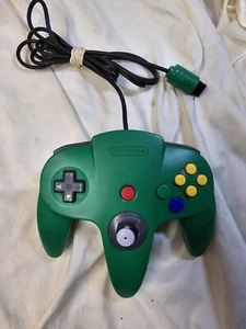 Authentic Nintendo 64 Controller Green Official N64 OEM - Picture 1 of 3