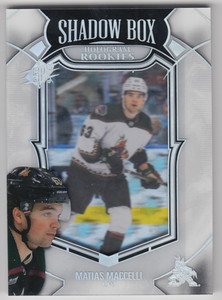 2022/23 UPPER DECK SPX MATIAS MACCELI RC SHADOW BOX HOLOGRAM ROOKIES #SB-34