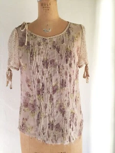 Rodarte + Opening Ceremony Collab Silk Top Sz M - Picture 1 of 12