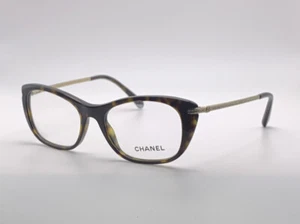 NEW Authentic CHANEL frames/women 3295Bc714TORTOISE/GOLD/Crystal 51-17-135 ITALY - Bild 1 von 10