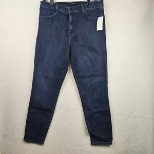 J Brand Women 32 Alana High Rise Crop Dark Vibes Brand New - Picture 1 of 15