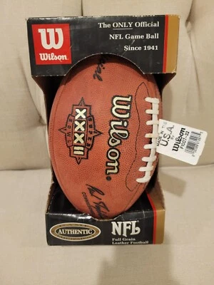 Super Bowl XXXII Wilson NFL Pro Line Green Bay Packers/Denver Broncos Fútbol Foto 1 de 4