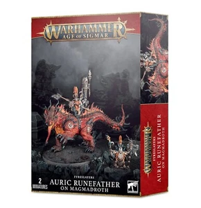 Warhammer Age of Sigmar - Fyreslayers : Runefather on Magmadroth FBA - Picture 1 of 2