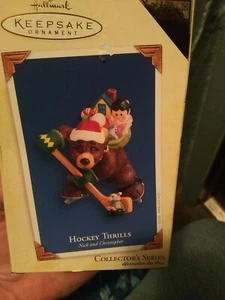 Hallmark Keepsake Ornament "Hockey Thrills" #2 Nick and Christopher Series 2005 - Picture 1 of 2