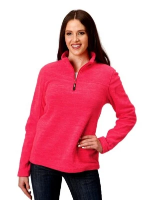 Sudadera Roper Western Mujer 1/4 Cremallera Rosa 03-098-0692-6145 PI Foto 1 de 2
