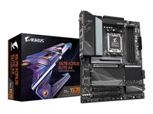 (Reacondicionada de fábrica) Placa madre GIGABYTE X670 AORUS ELITE AX AM5 AMD ATX - Imagen 1 de 6