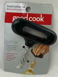 GOOD COOK Travel Wine Puller Corkscrew New In Package - Picture 1 of 5
