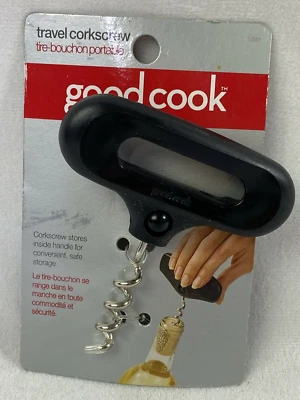 GOOD COOK Travel Wine Puller Corkscrew New In Package - Image 1 of 4