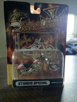West Coast Choppers Jesse James "Sturgis Special" Red 1:31 Scale Motorcycle - Image 1 of 4
