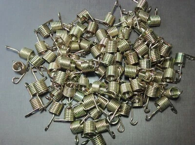 100 pcs Chevy Impala Bel Air Corvette headlight springs yellow zinc 5948814 USA - Image 1 of 4