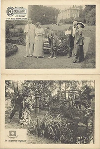 Divers films primitifs - 1912/13 - PATHE FRERES - 4 photographies lithographiées - Picture 1 of 1