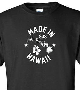 "T-Shirt ""Made in Hawaii"" Größen S-4XL Aloha State Islands Paradies Maui Home Born" - Bild 1 von 7