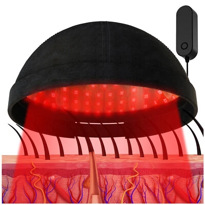 236 Diodes Laser LED Hair Growth Cap Hair Loss Treatment Device Regrowth Therapy - Image 1 of 4