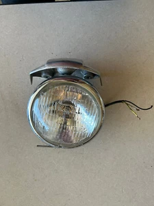1975 Harley Davidson Sportster XLCH 1000 headlight and Cover Visor - Picture 1 of 4