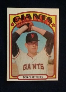 1972 #76 Don Carrithers Giants HIGH GRADE SET BREAK NM-MT - Bild 1 von 1